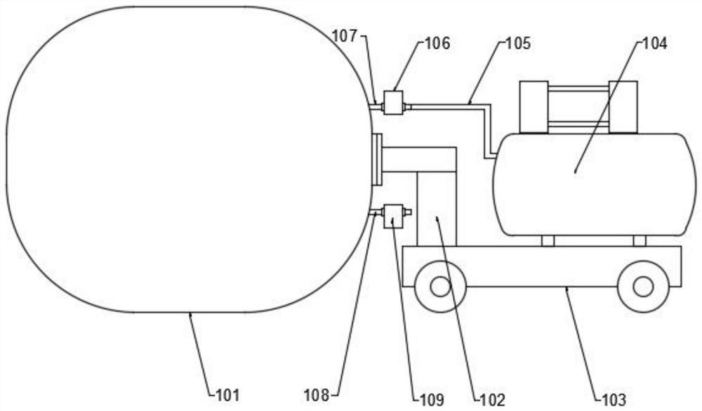 Complete set of equipment and method for hot melt repair of inner wall of underground pipeline