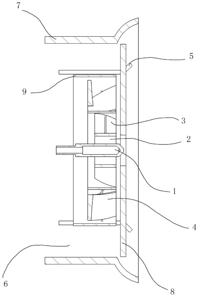 A kind of ammonia low nitrogen multi-stage swirl burner