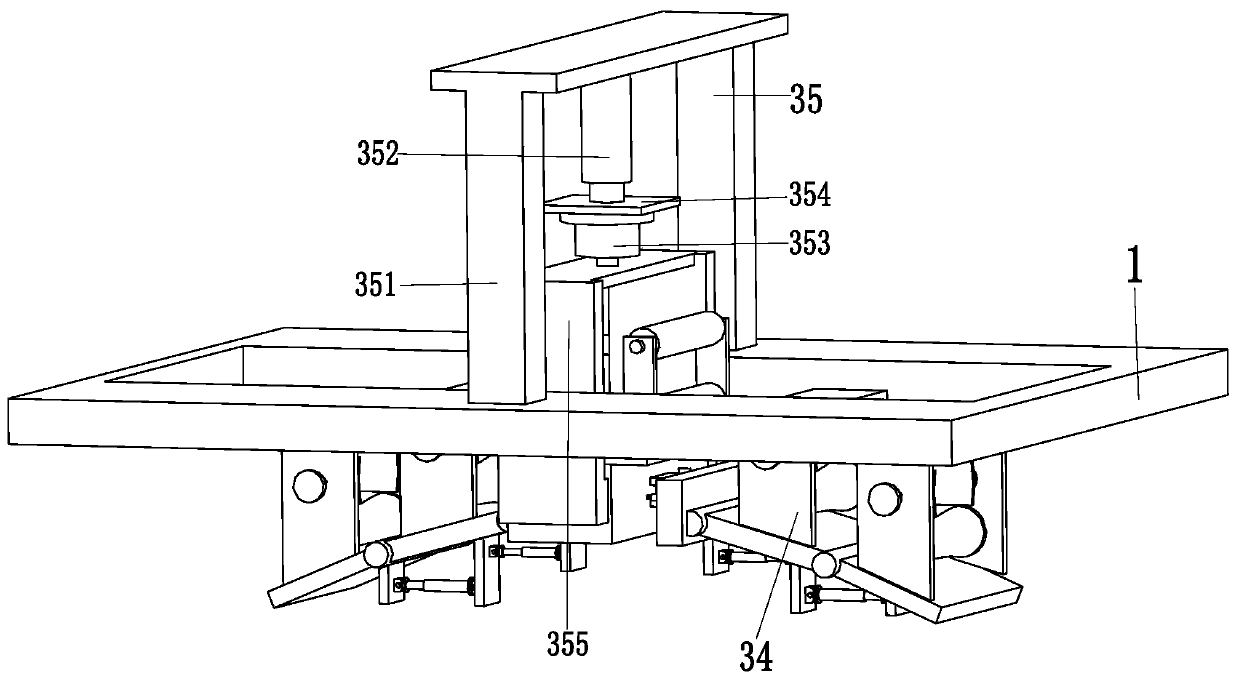 An electric construction guide frame