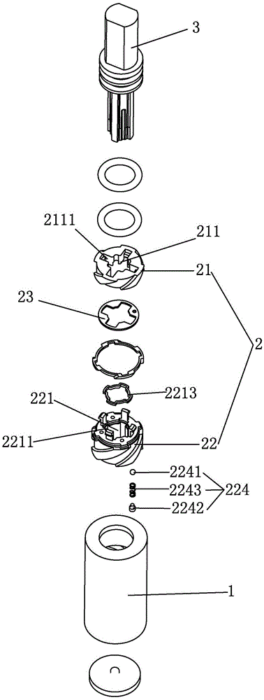 A slow-falling shaft mechanism with overload protection