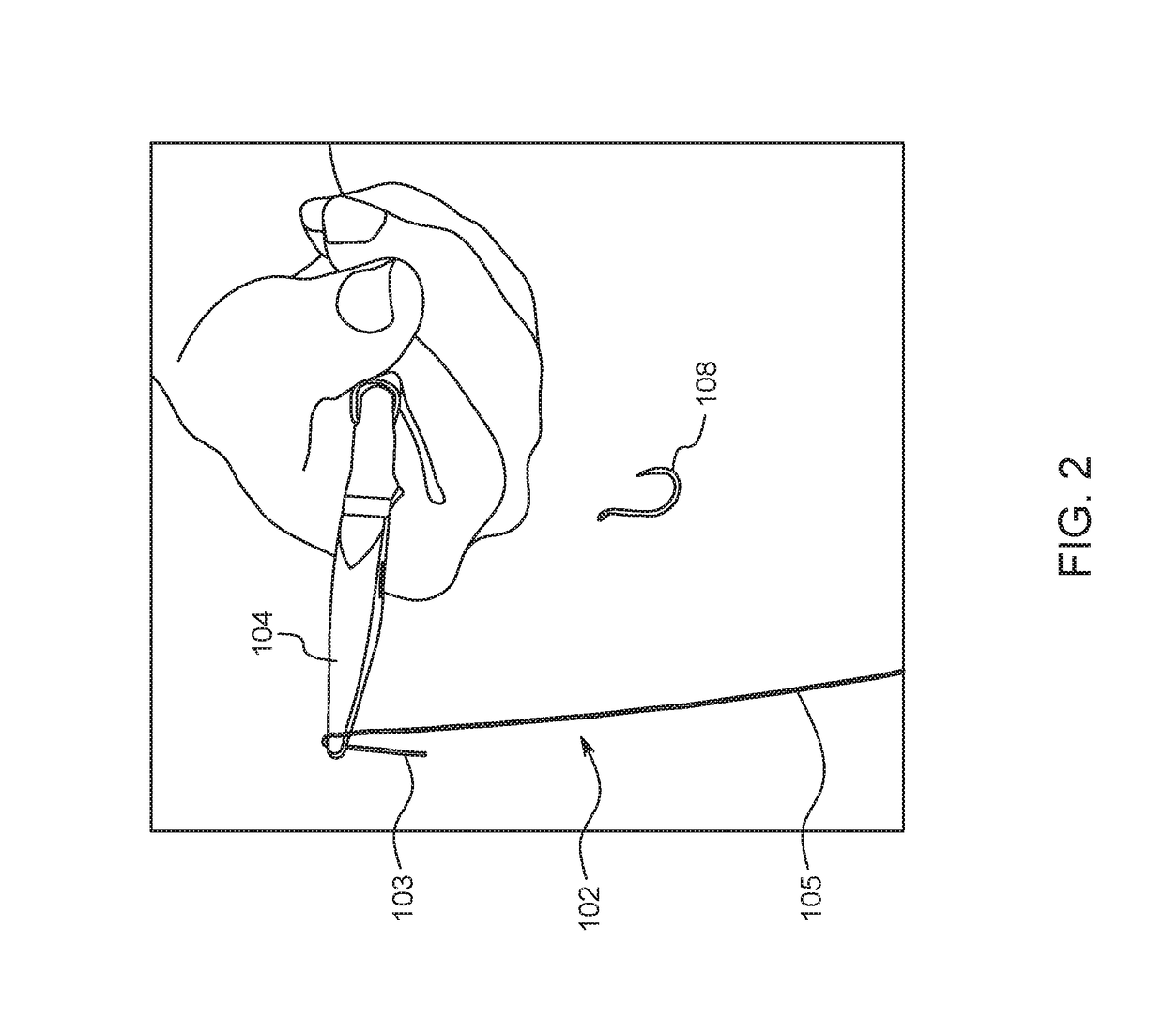 Self-locking spring method for snelling single strand wire to fishing hooks