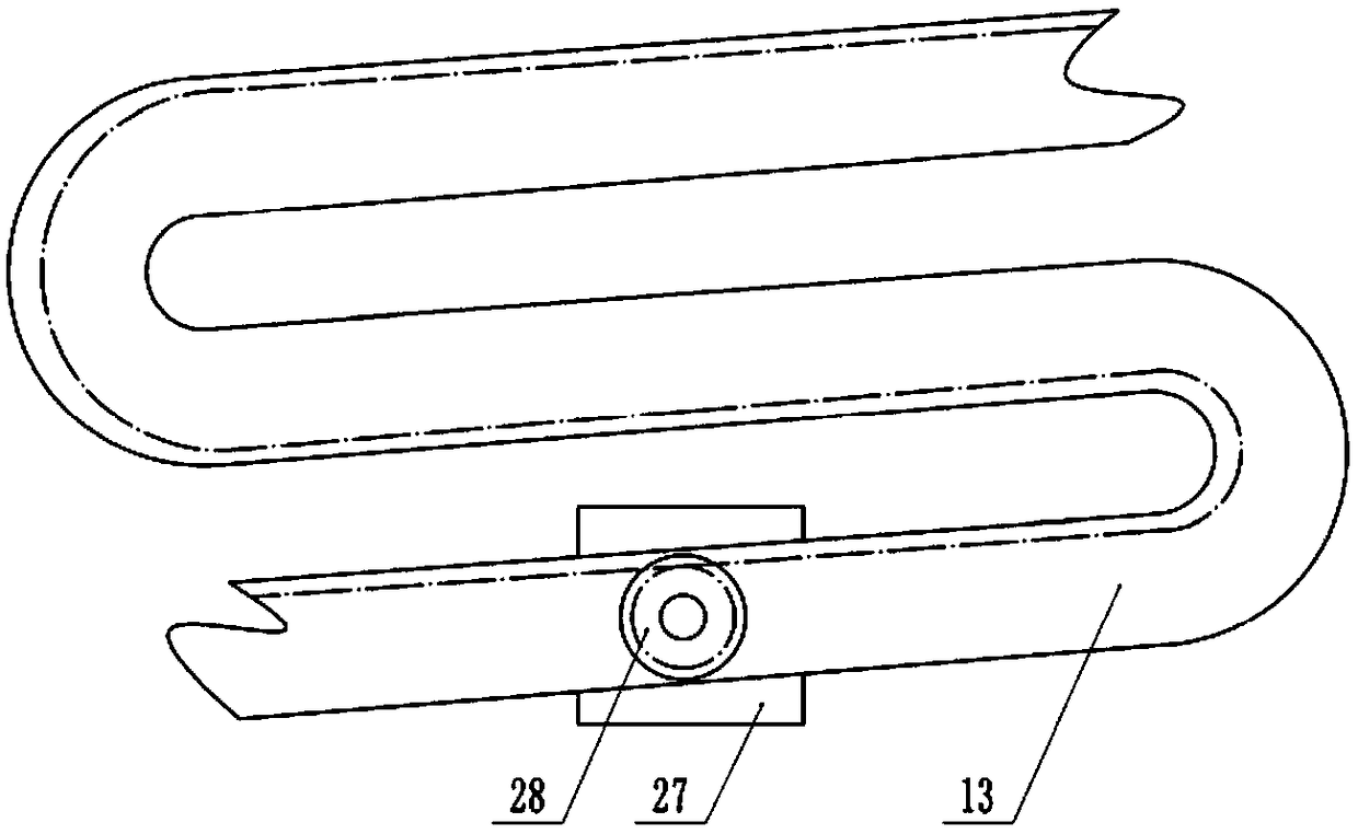 Device for processing cloth