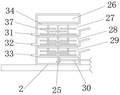 Novel civil construction mortar stirring device