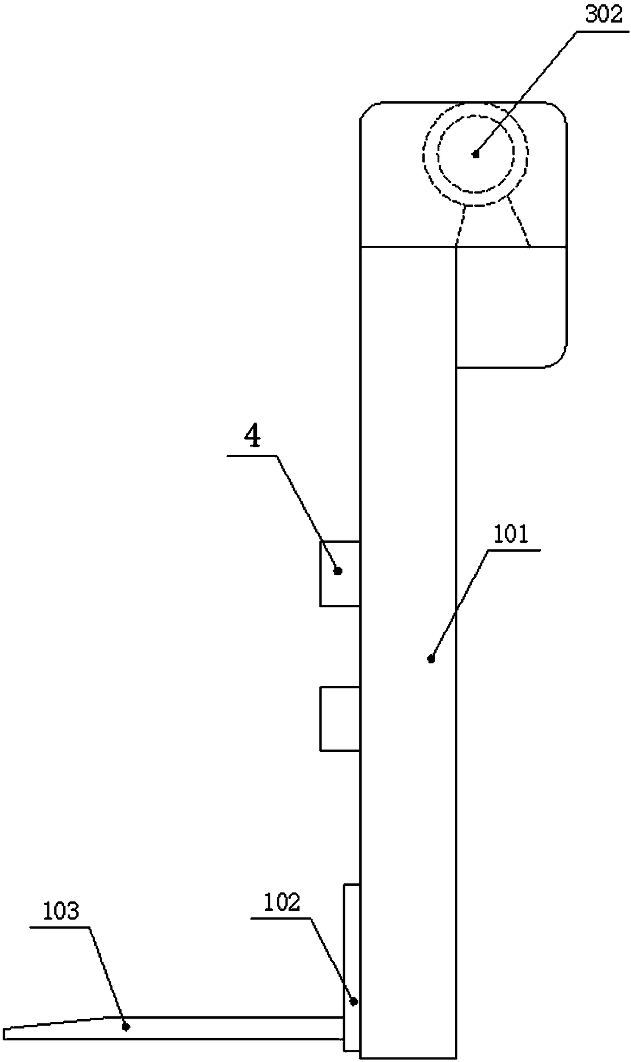 Goods multidirectional fall-prevention device for forklift