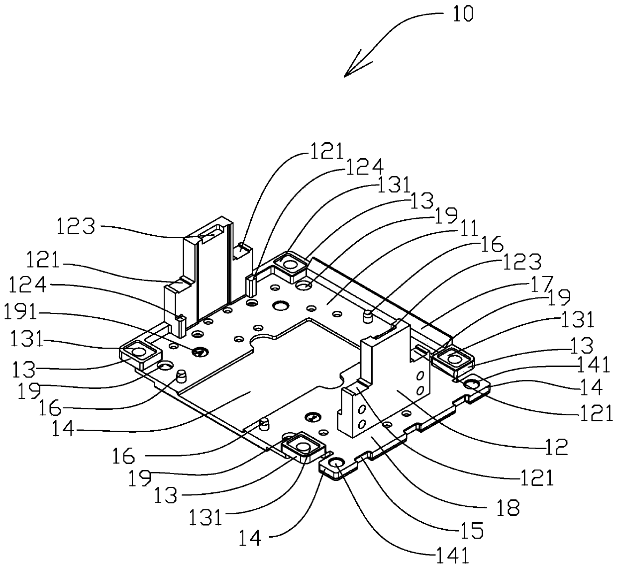 Periscope lens drive device