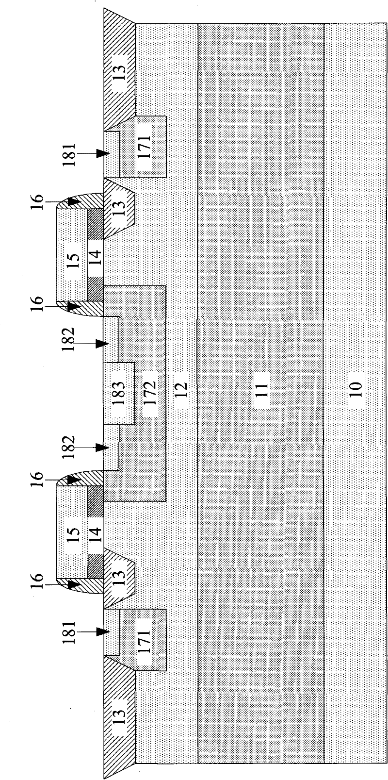 Source region of LDMOS (Laterally Diffused Metal Oxide Semiconductor) device and manufacturing method thereof