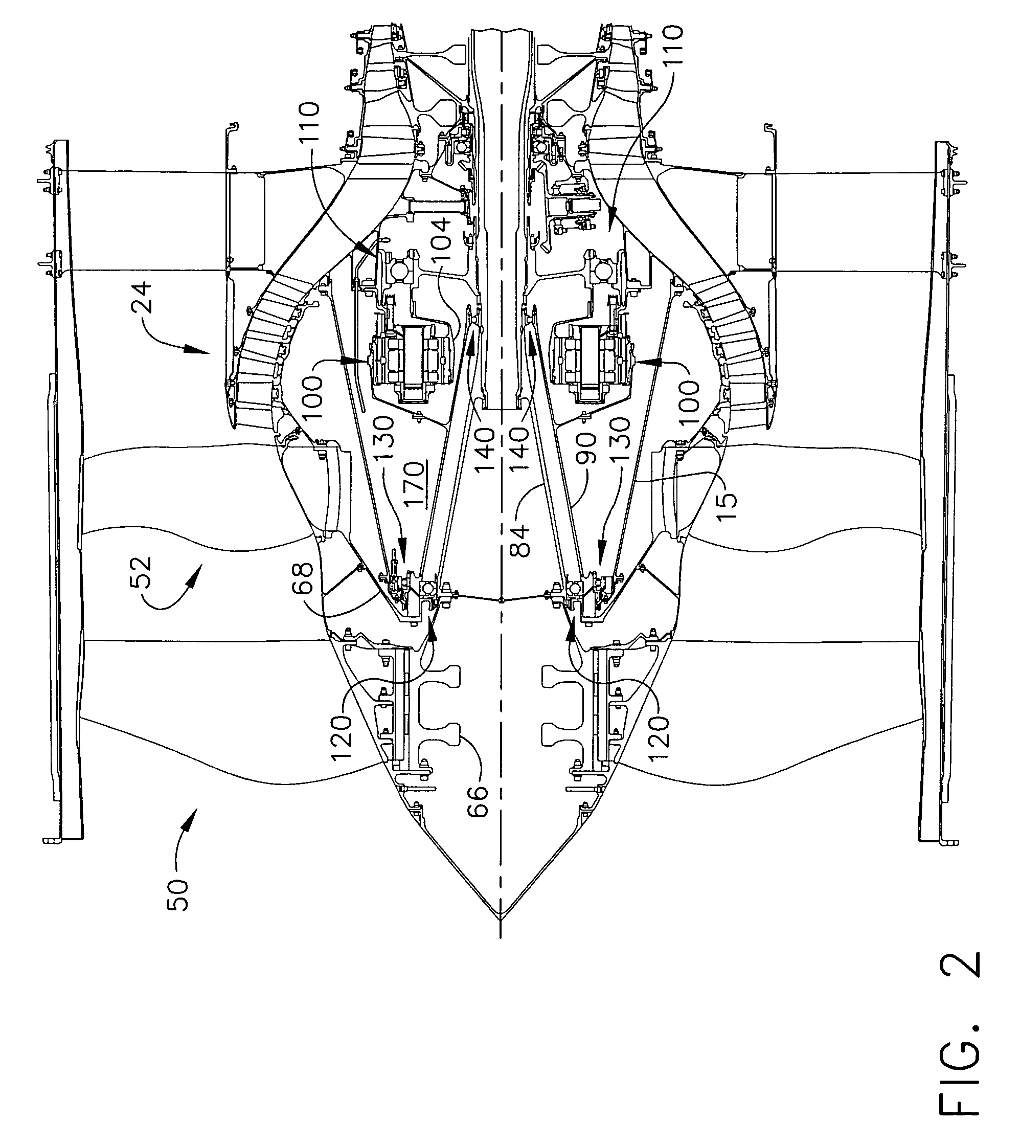 Gas turbine engine assembly and methods of assembling same