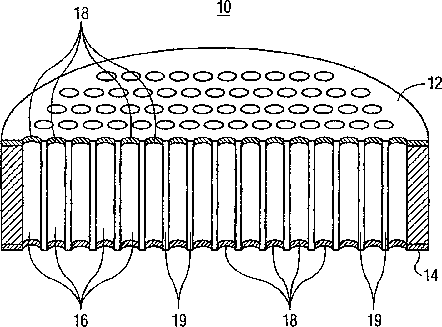 Microchannel plate having microchannels with deep funneled and/or step funneled openings and method of manufacturing same