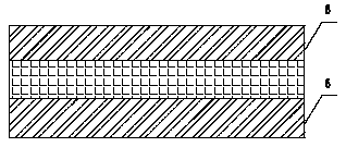 Broadband transparent shielding material composite structure and composite glass and OCA back glue structure