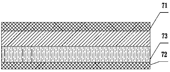 Broadband transparent shielding material composite structure and composite glass and OCA back glue structure