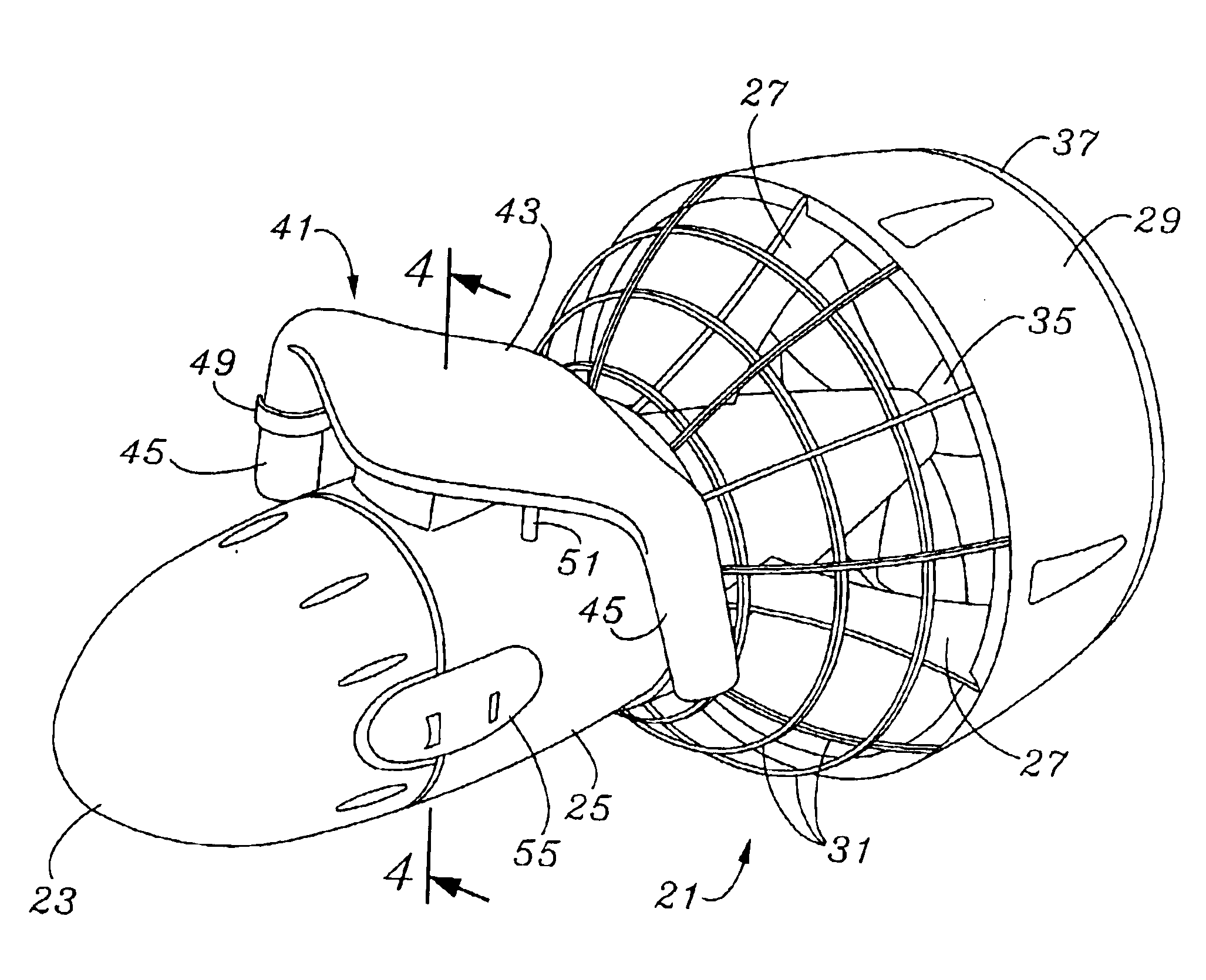 Underwater motive device