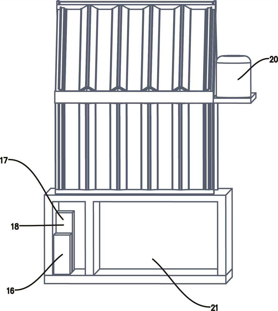 Novel intelligent photovoltaic power generation house and working method