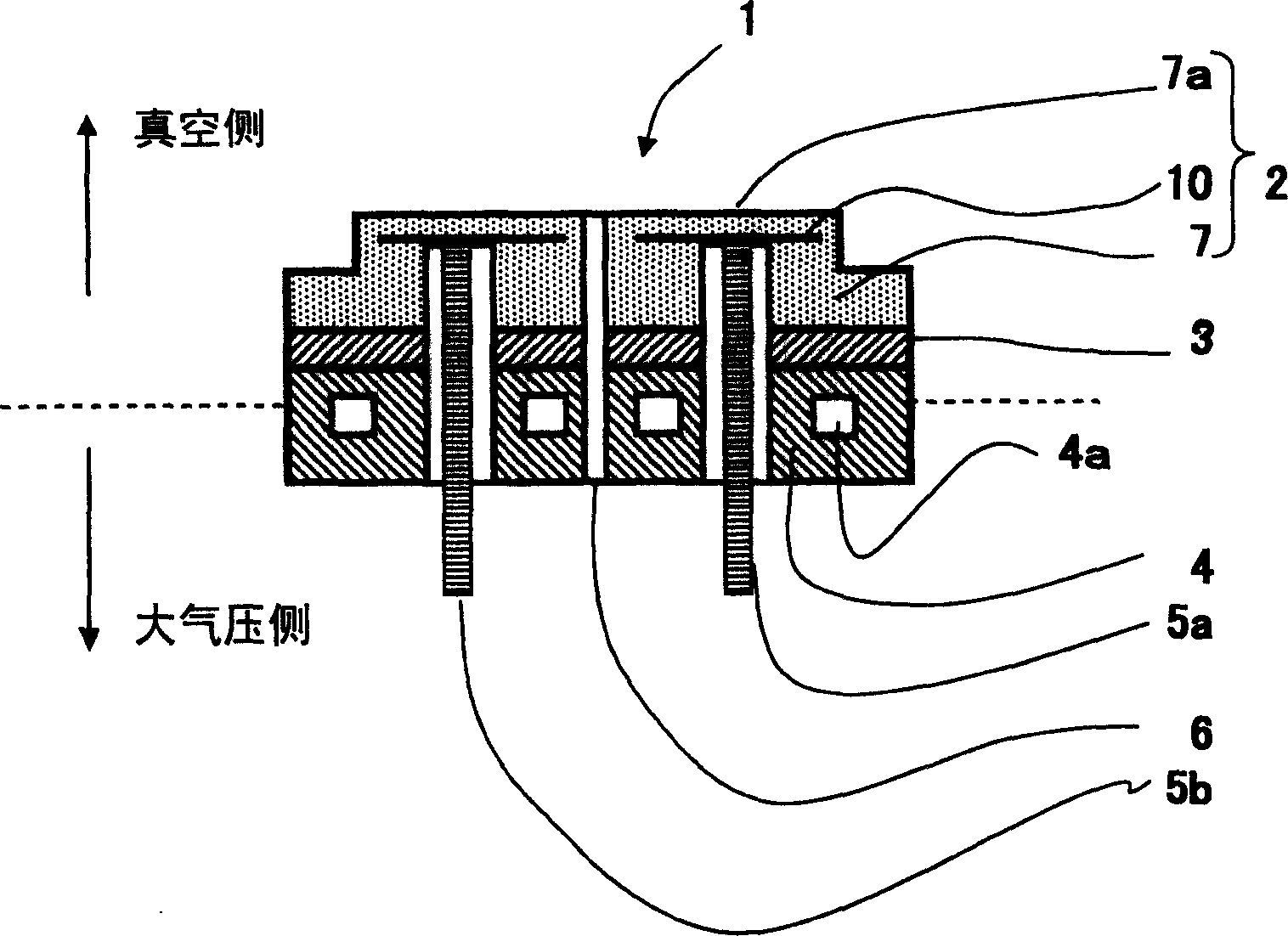 Composite material and chip holding component and making method thereof