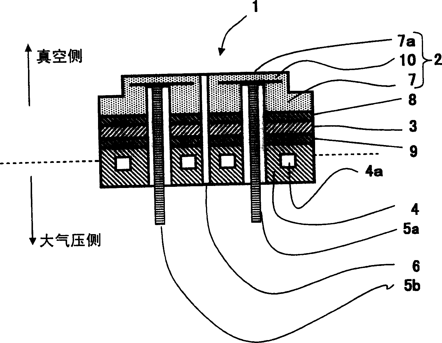 Composite material and chip holding component and making method thereof