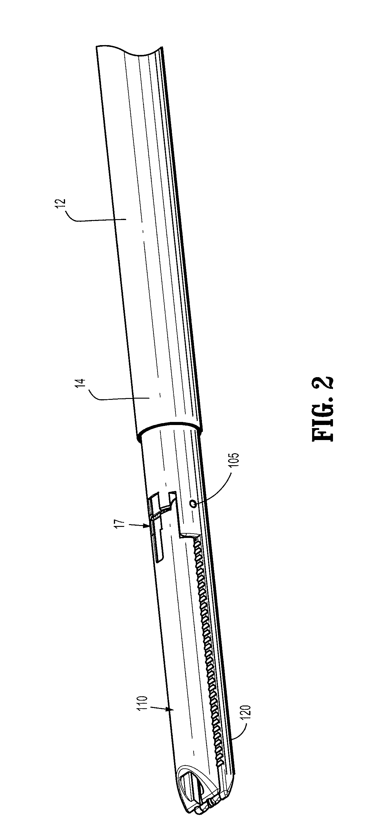 Tissue fastening system for a medical device