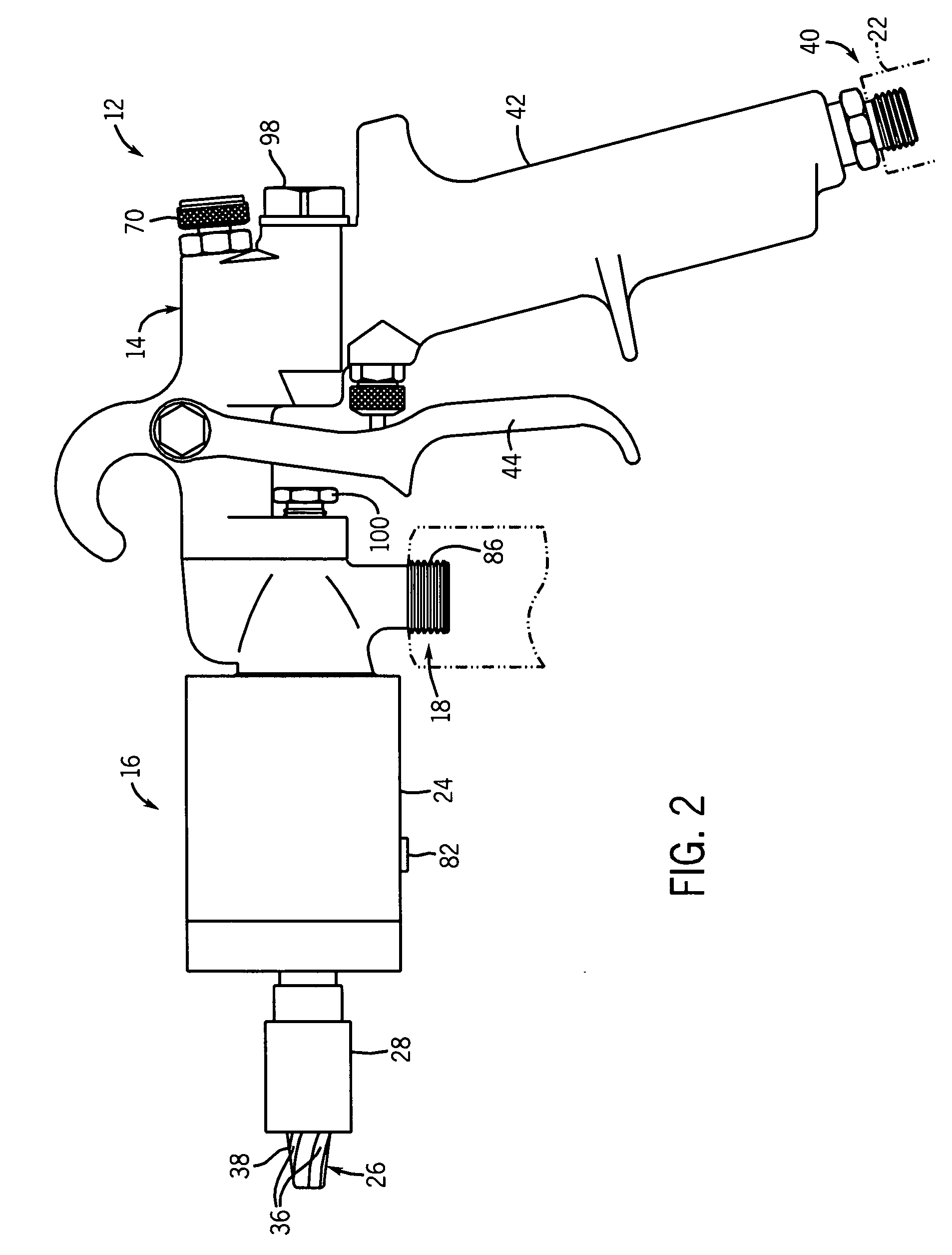 Turbo spray nozzle and spray coating device incorporating same