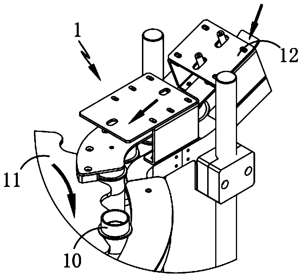 Bottle body imaging device used for bottle blank detection