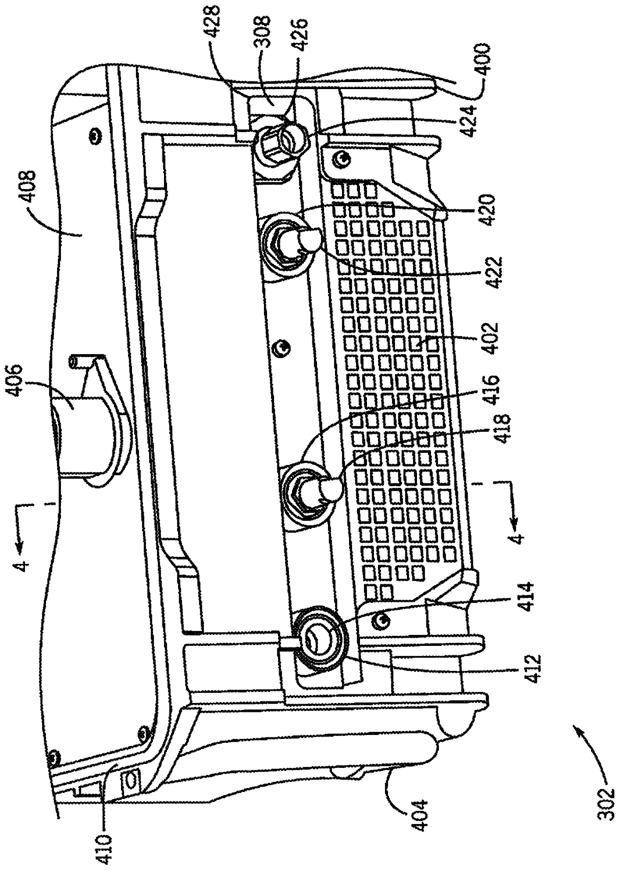 Systems and methods for replaceable mechanically mounted male input power connections