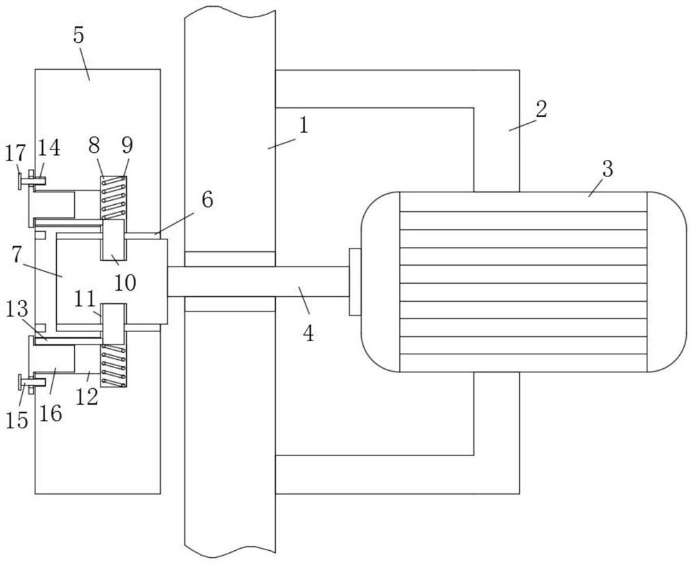 Rubber and plastic mechanical transmission equipment with clamping structure