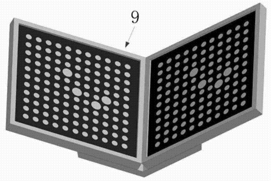 Optical vision measuring system with wide-field structure and measuring method thereof