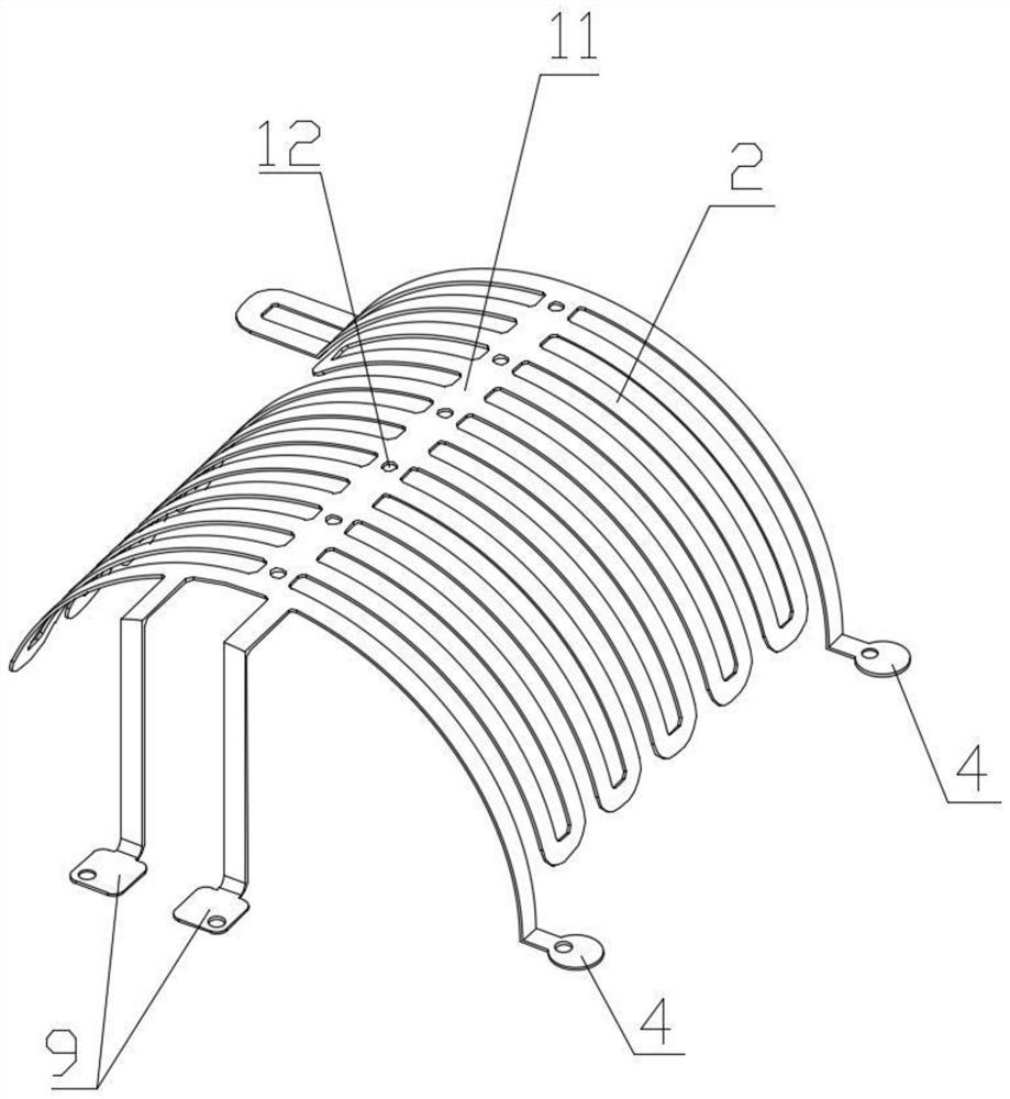 Diesel engine oil nozzle pipeline electric heating jacket and preparation method thereof