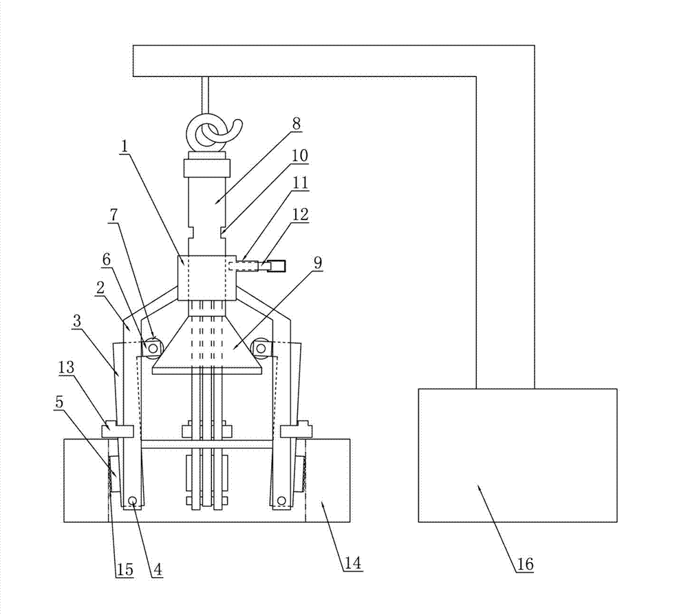 Lifting hand grab of steel wire ring