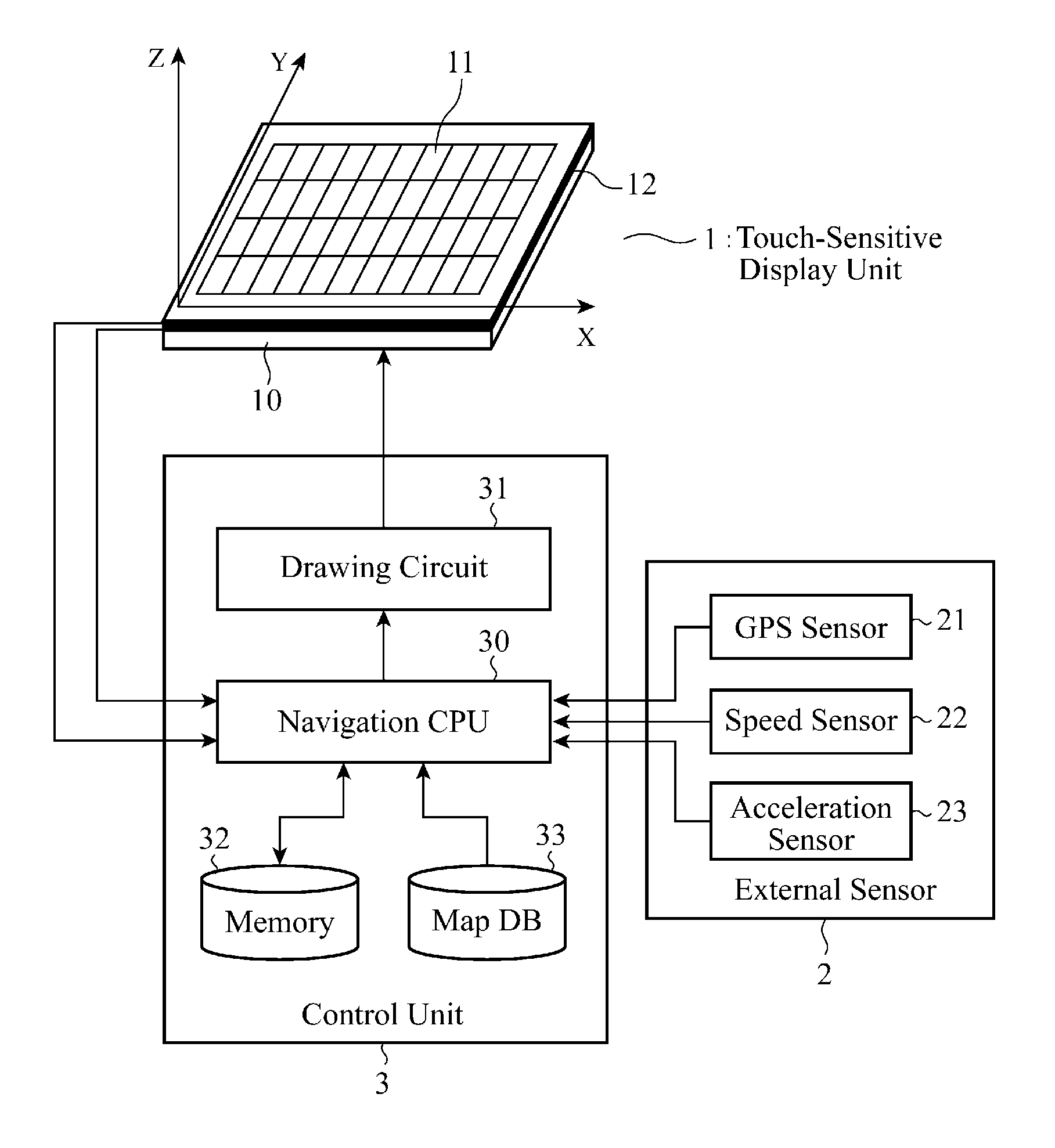 Display input device