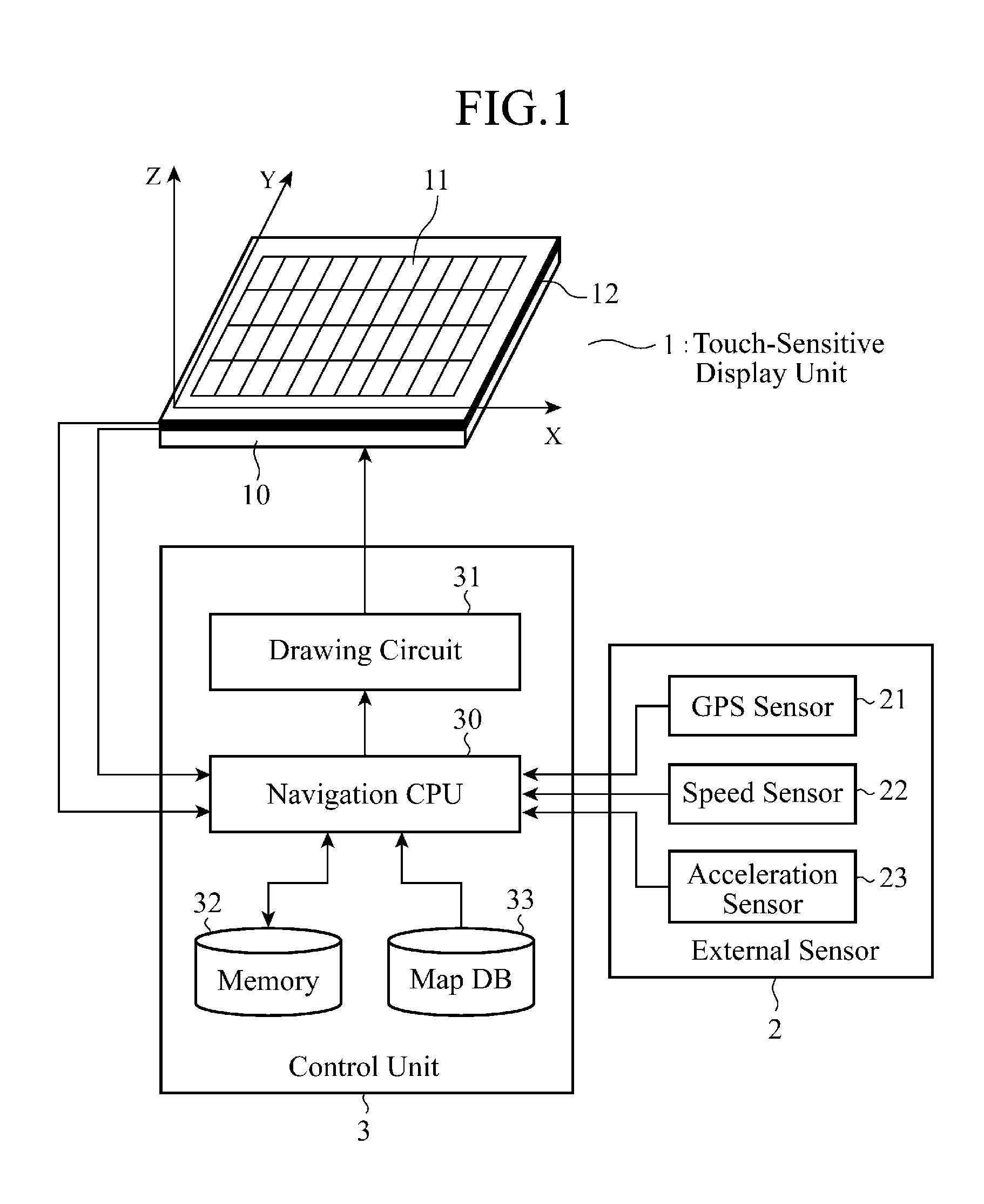 Display input device