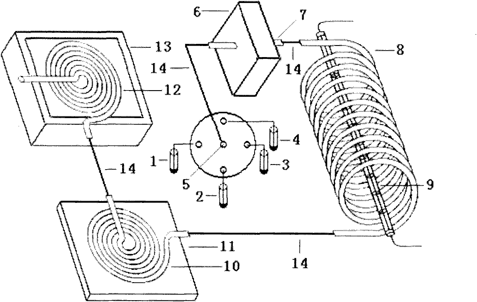 Fast chemiluminescence immune detection system and analysis method