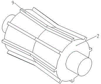 Aluminum bar feeding device