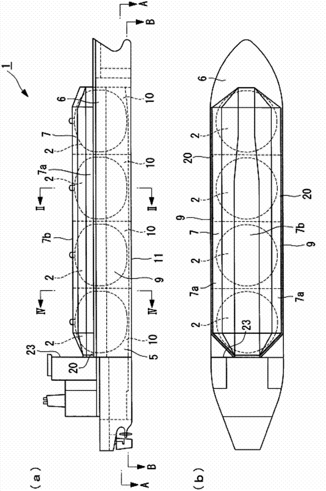 Liquefied gas carrying ship