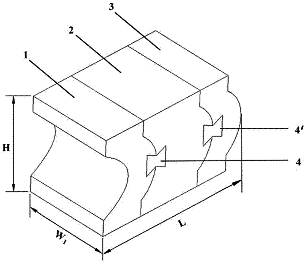 Assembled metal solid armature for electromagnetic emission and manufacturing method thereof