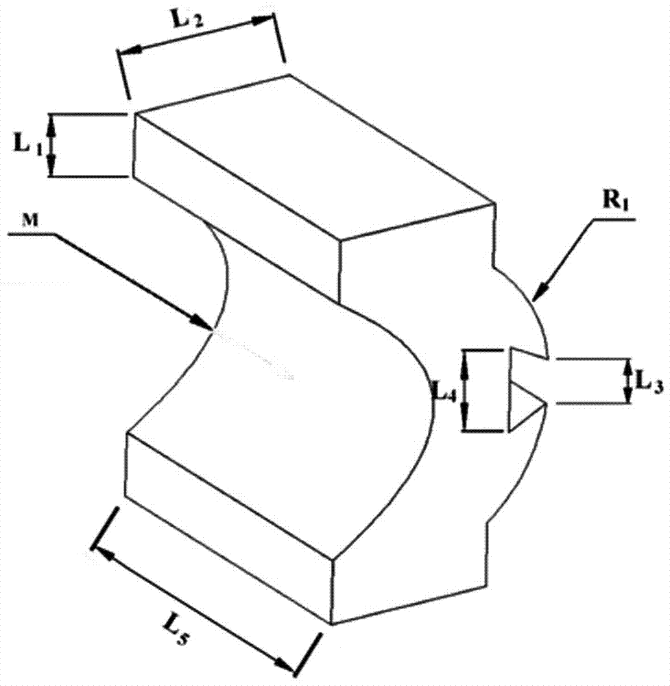 Assembled metal solid armature for electromagnetic emission and manufacturing method thereof