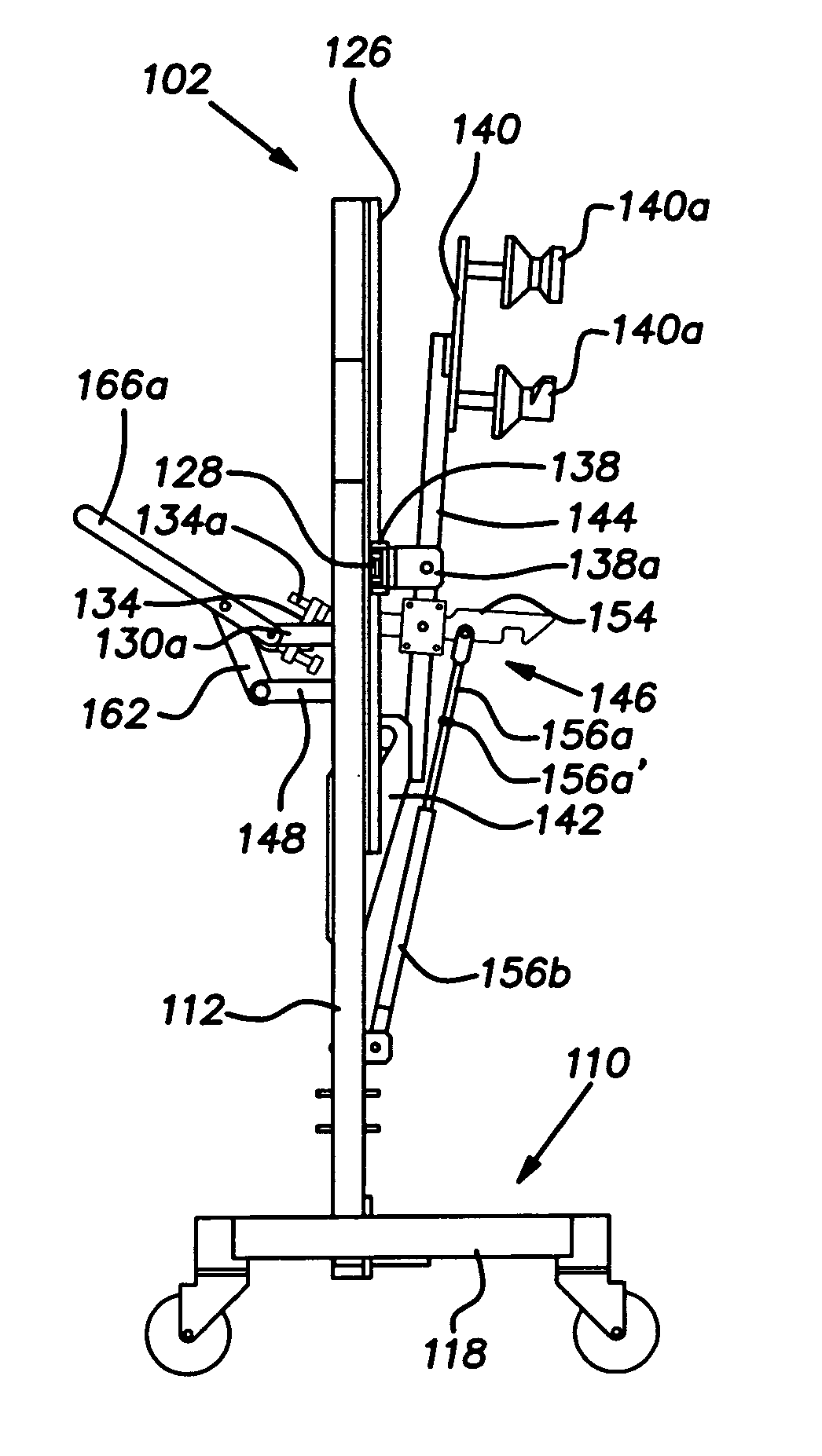 Door lifting apparatus and method