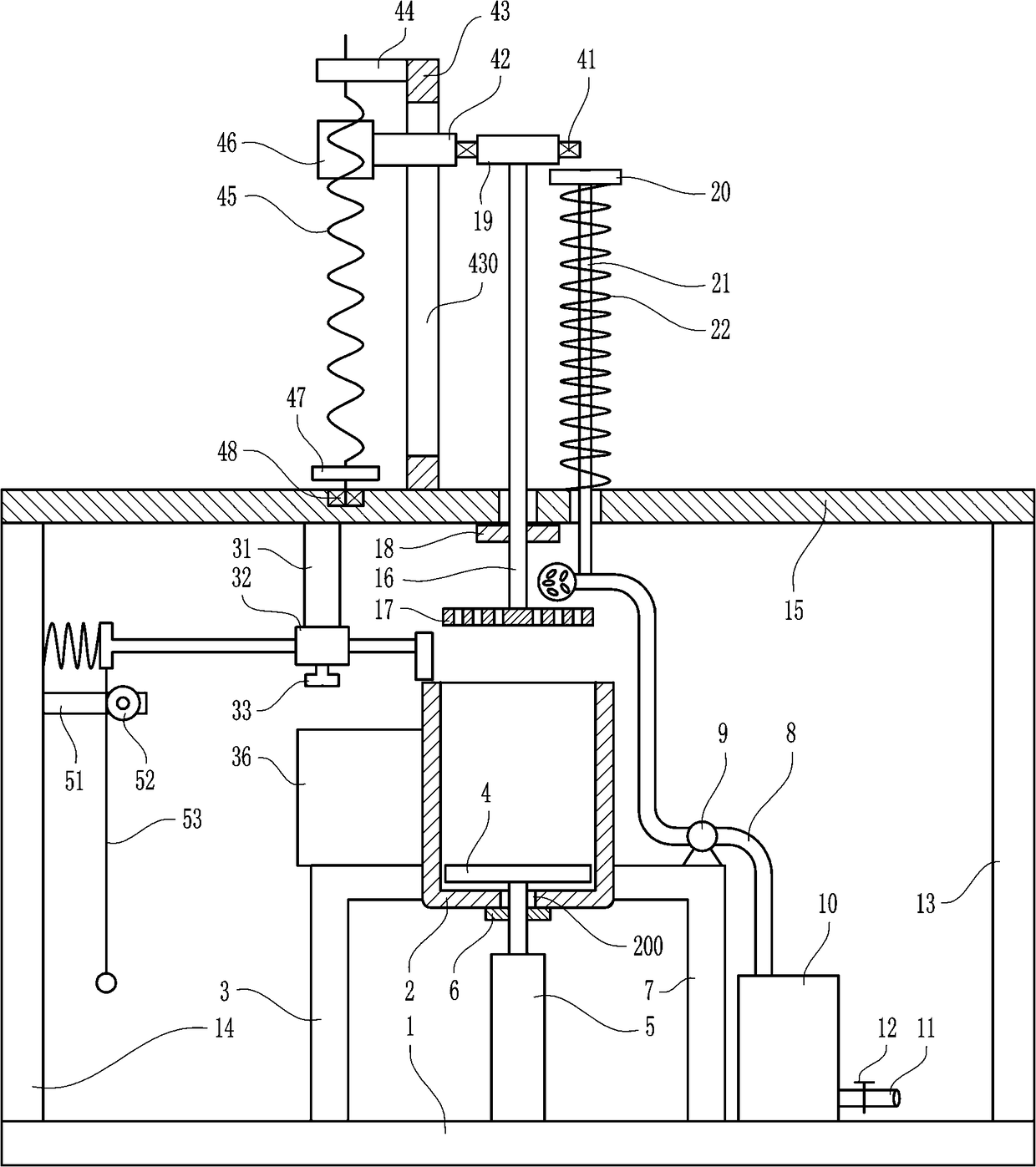 Treatment device for sewage treatment product sludge