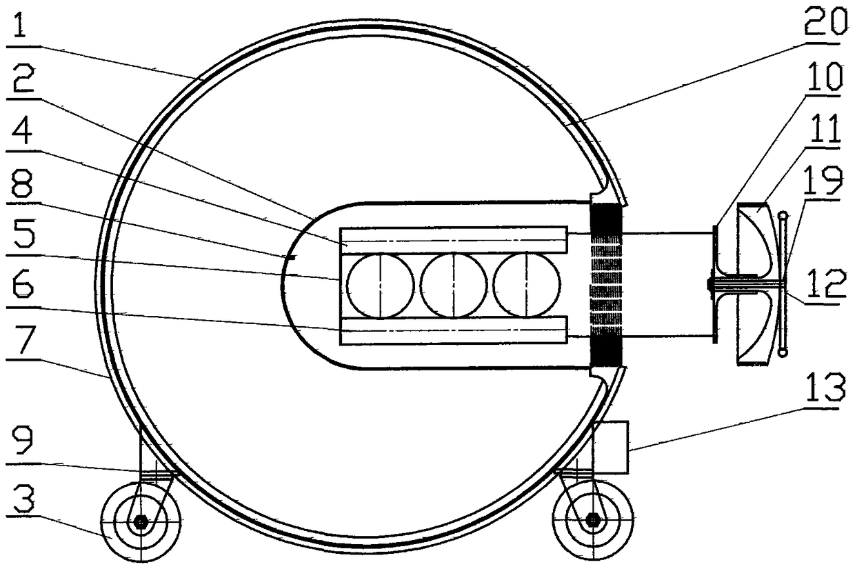 Multifunctional explosion-proof ball