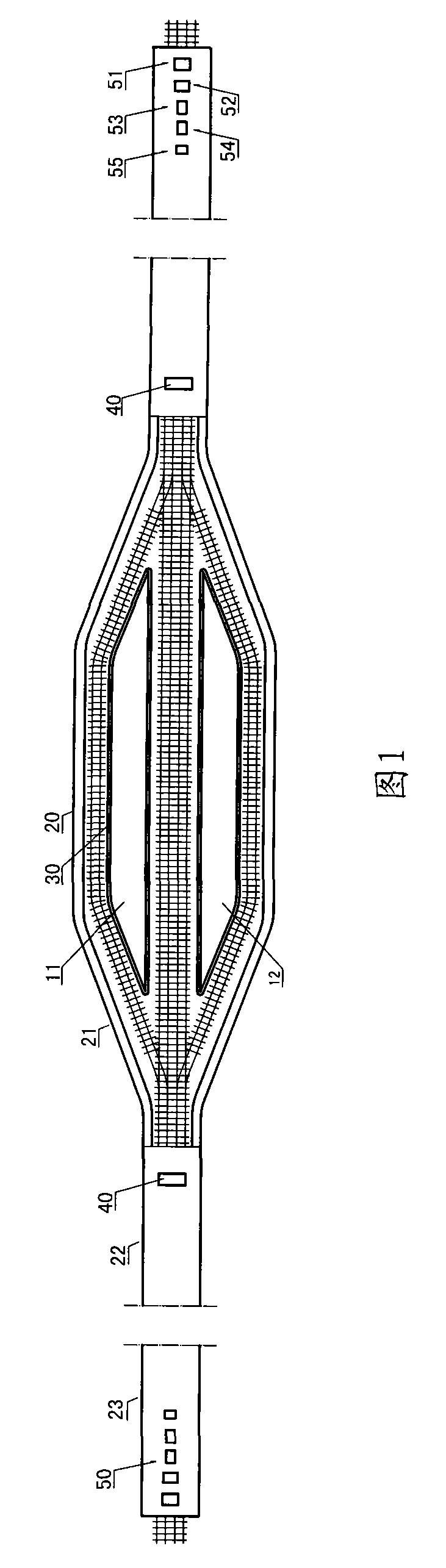 Pneumatic effect releasing facilities for underground bus stop of high-speed railway