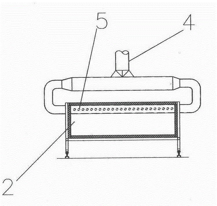 Energy-saving device capable of preheating coal gas on ceramic kiln