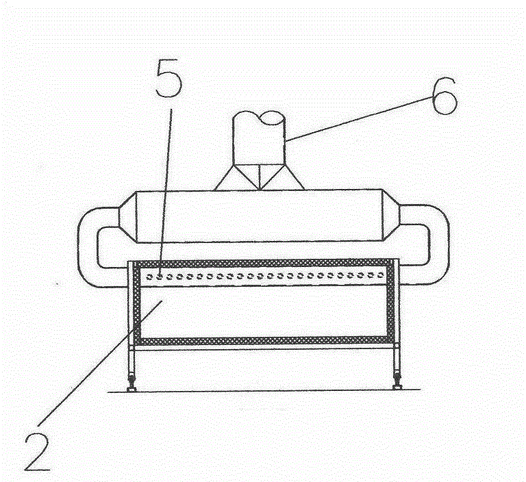 Energy-saving device capable of preheating coal gas on ceramic kiln