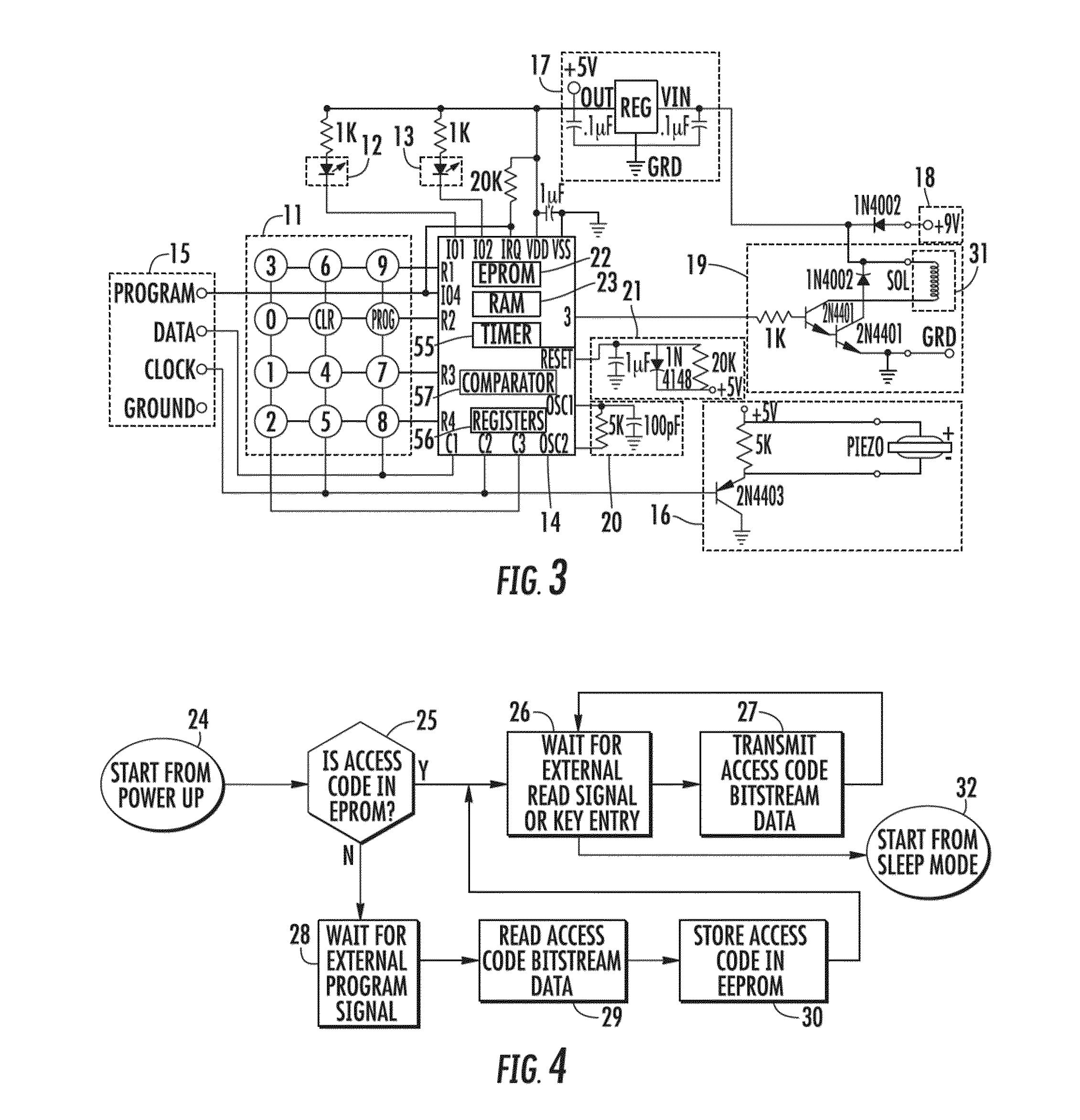 Method for Controlling and Recording the Security of an Enclosure