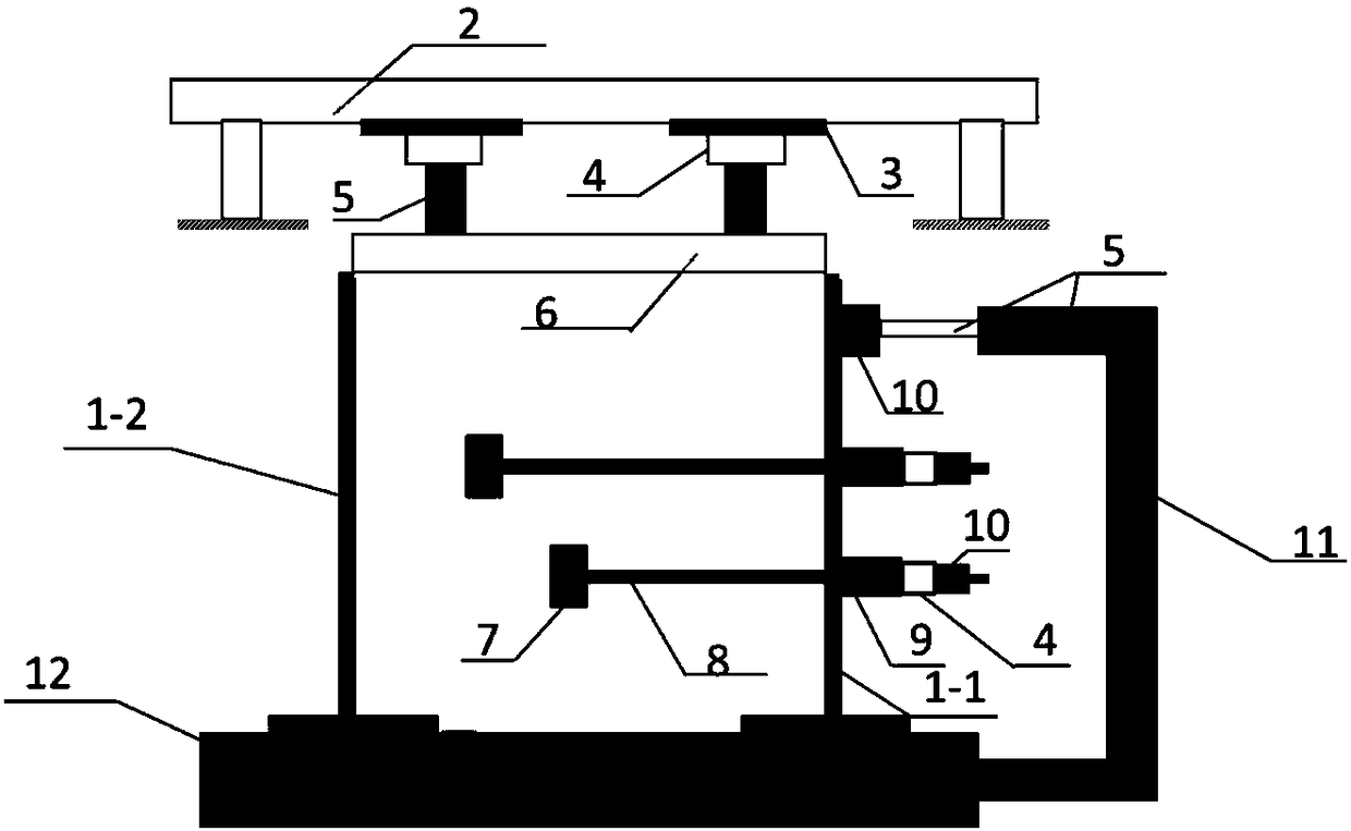 Soil pressure testing device and method for anchor-plate-like retaining wall in different displacement modes