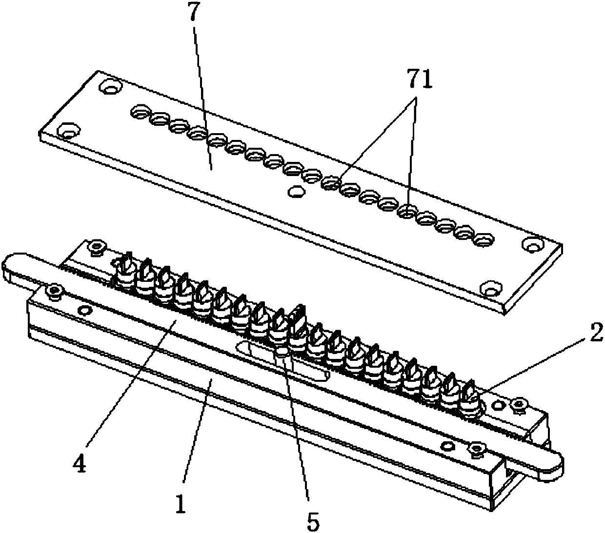 Charging connector appearance detection fixture