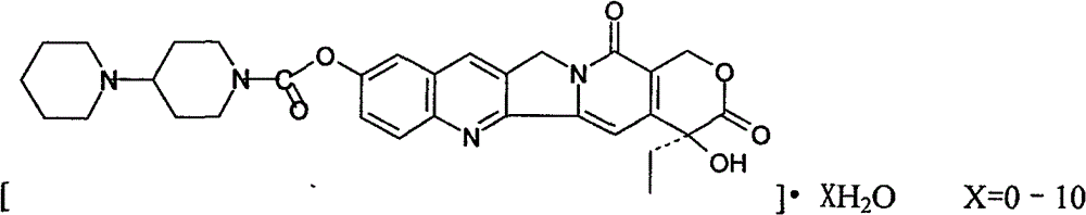 Preparation and clinic application of hydroxycamptothecin derivative and preparation thereof