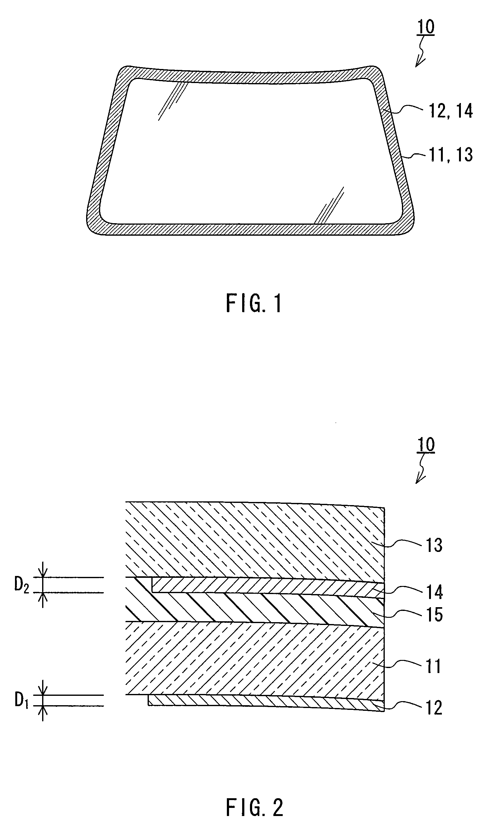 Method of manufacturing laminated glass for vehicle and laminated glass for vehicle