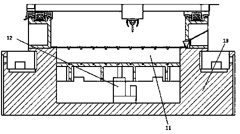 Sand mould composite molding equipment