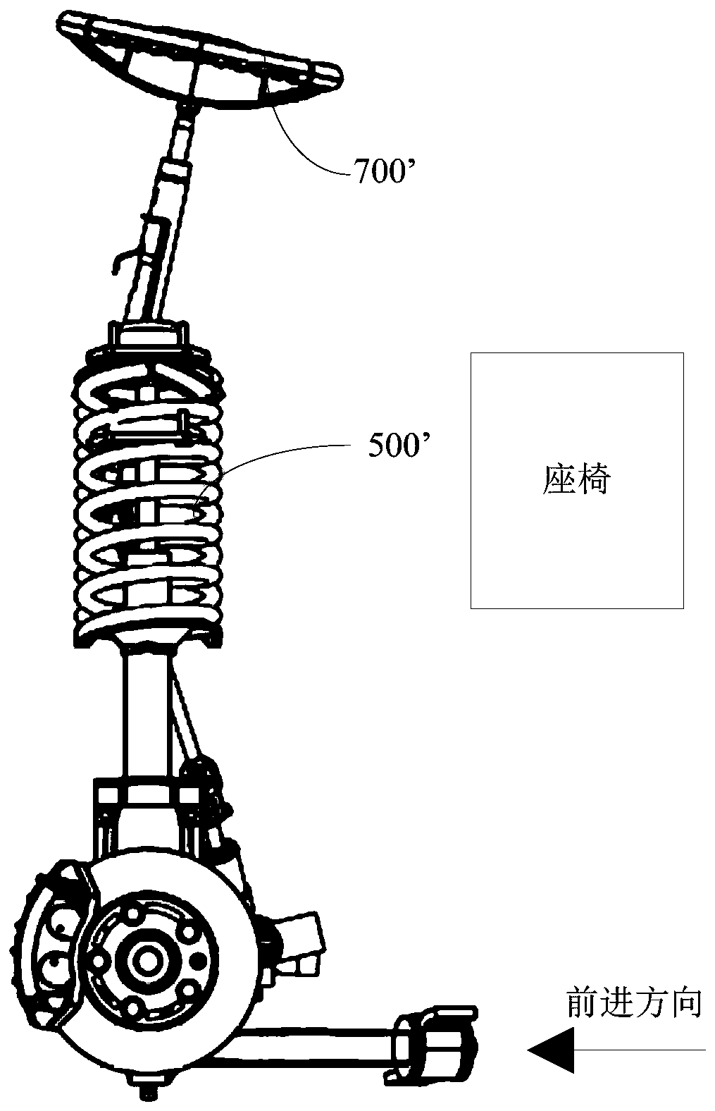 Steering transmission system and vehicle