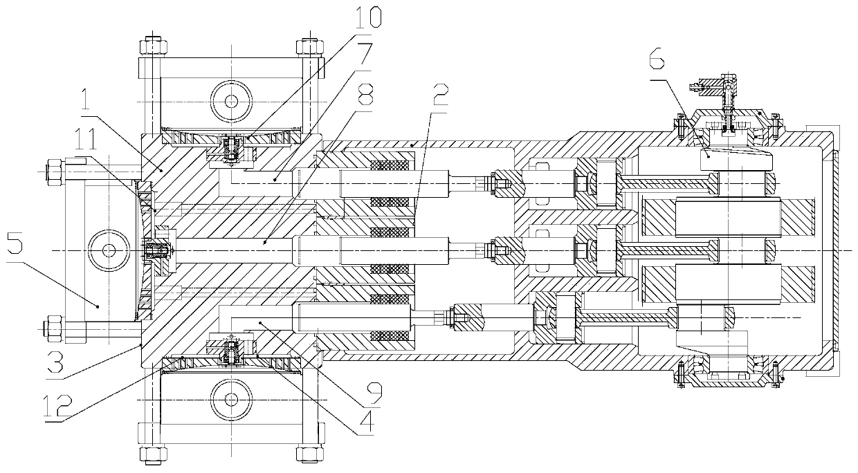 Three plunger hydraulic diaphragm reciprocating pump