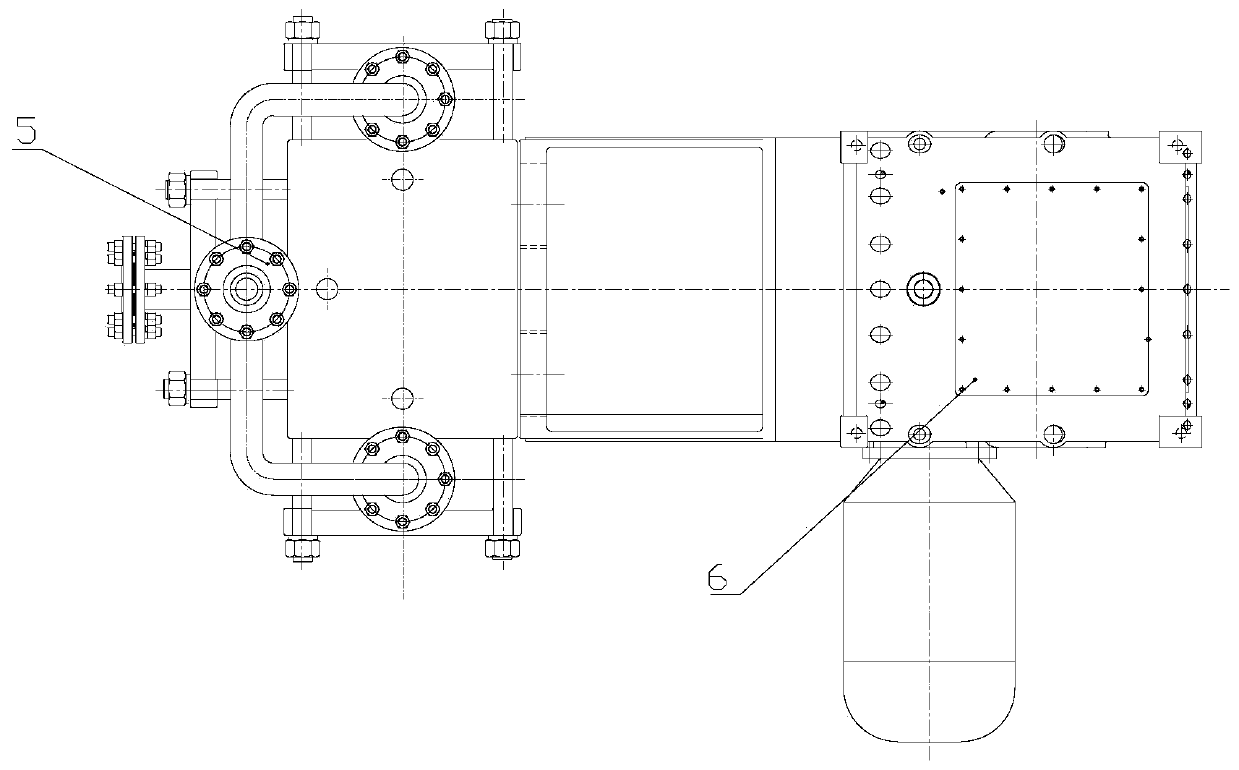 Three plunger hydraulic diaphragm reciprocating pump