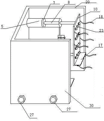 Lower limb function training device for unmobilizable patient