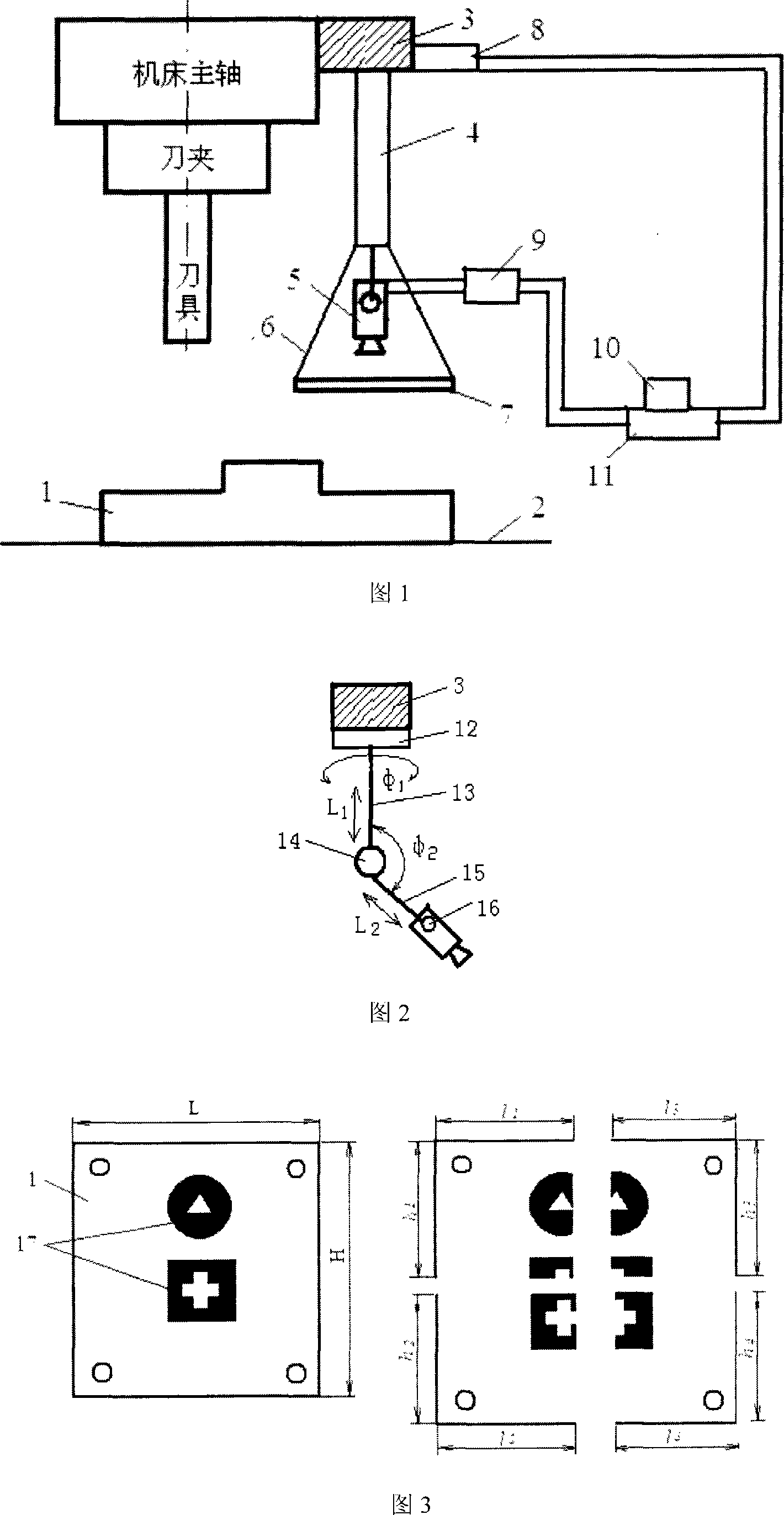 Large-sized workpieces in process geometric measuring systems based on machine vision